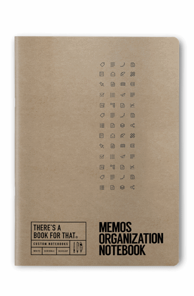Memos-Notizbuch-Theres-a-book-for-that-Smartes-Notizbuch-Cover