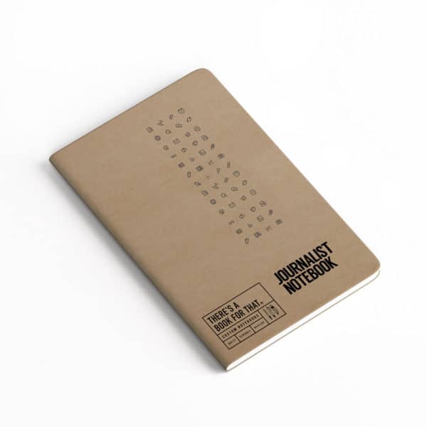 journalist-notizbuch-smartes-notizbuch-theres-a-book-for-that-kraftpapier-cover