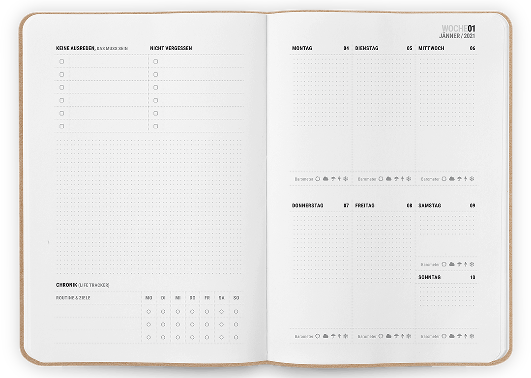 Kalender-2021-Cover-Smartes-Notizbuch-Theres-a-book-for-that-Innenseite